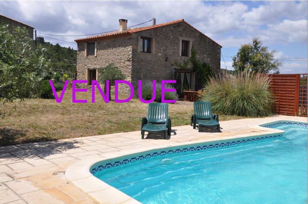 Maison en pierre CORBIERES PINK Immobilier